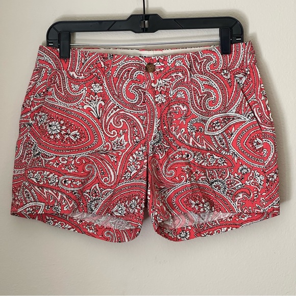 Old Navy Pants - Old Navy Orange and White Bermudas Vibrant Summer Style
